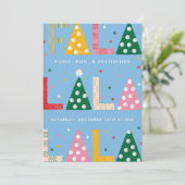 FA LA LA Fête Invitation (Debout devant)