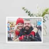 Fa La La Kerstkaart Plat Kerstkaart (Staand voorkant)