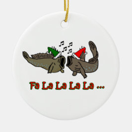 Fa La La La KerstMudskipper Ornament