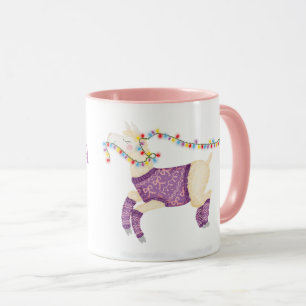 Fa-la-la-la-llama leuke kerst mok
