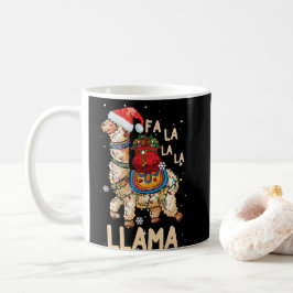 Fa La La La Llama Shirt Kerstmis Koffiemok