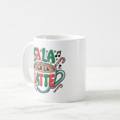 Fa La La Latte Mug (Devant gauche)