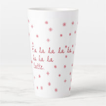 Fa la la latte mug