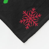 Fa la la Llama Funny Feestdagen Festive Kerstmis Fleece Deken (Hoek)