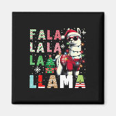 Fa La La Llama Funny Llama Christmas Dierenvriend Magneet (Voorkant)