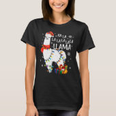 Fa La La Llama Funny Shirt Kerstmis (Voorkant)