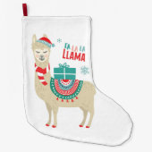 Fa La La Llama Grote Kerstsok (Voorkant)