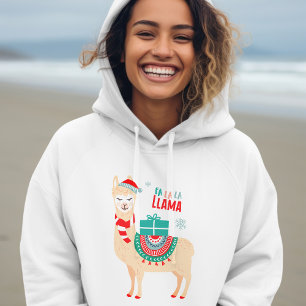 Fa La La Llama   Kerstmis Hoodie