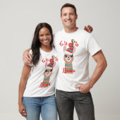 Fa la la llama lelijke kersttrui t shirt (Unisex)