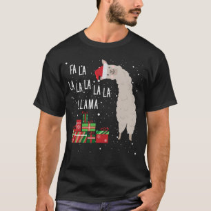Fa La La Llama Shirt - Kerstmis met Llama