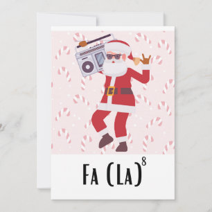 Fa-la-La Vakantie Groeten Feestdagenkaart