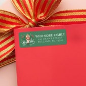 Fa La La Whimsical Nutcracker Ballet Kerstmis Etiket