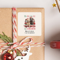 FA LA LABRADOR HOND KERSTMIS HARIG