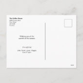 Fa la latte local Café affaires Carte de vacances (Dos)