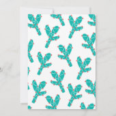 Fa la Llama Invitation de Fête de Vacances (Dos)