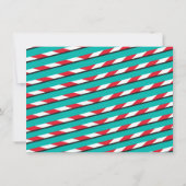 Fa la Llama Invitation de Fête de Vacances (Dos)