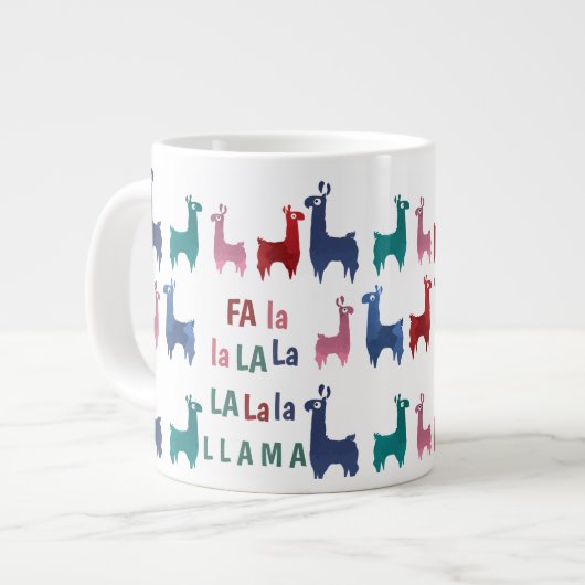 Fa La Llama Jumbo Mug (Devant gauche)