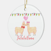 fa la llama keramisch ornament (Links)