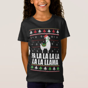 FA LA LLAMA Vilain Sweat de Noël Design Xmas Gif