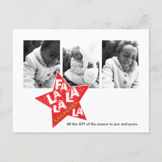 Fa La Photoshoot Feestdagenkaart