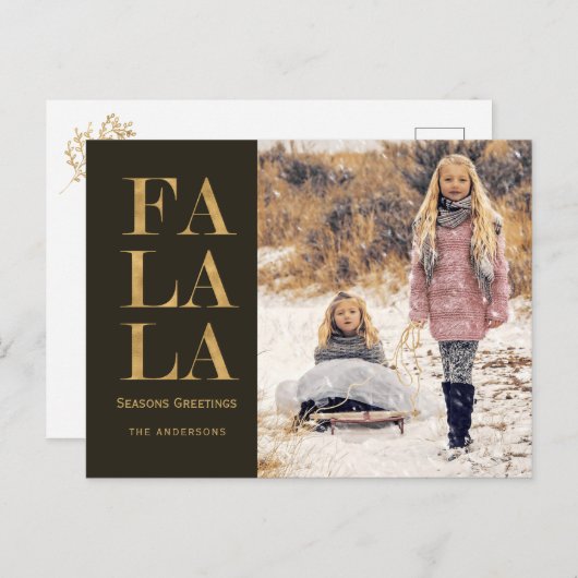 Fa la rustieke vakantie foto Briefkaart (Voorkant / Achterkant)