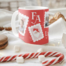 Fa La Santa Claus kerstpostzegelfoto