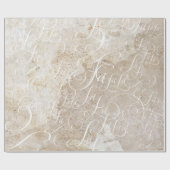 Fa la Swirly Fancy - Kerstkalligrafie Cadeaupapier (Vlak)