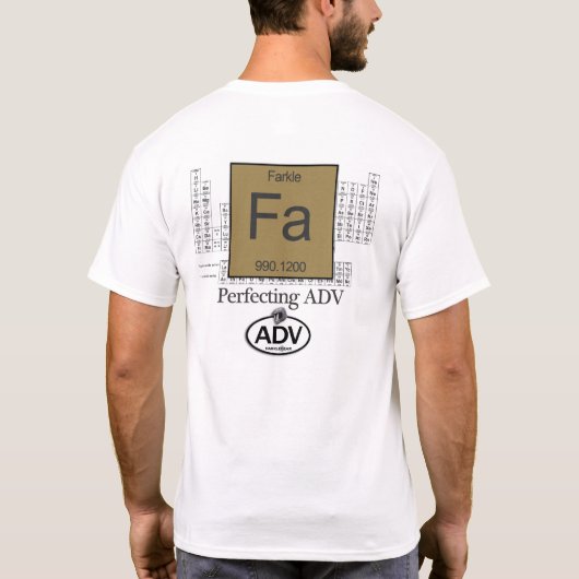 Fa - Perfecte ADV T-shirt (Achterkant)