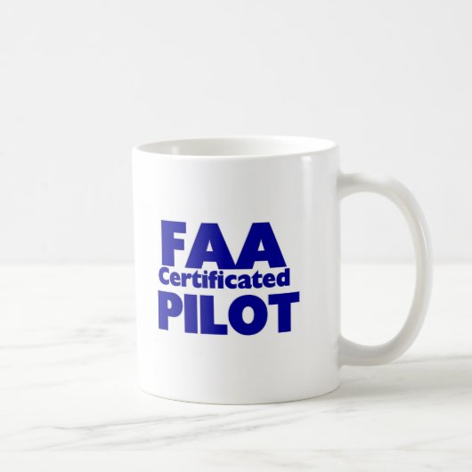 FAA Certificated Pilot Koffiemok (Rechts)