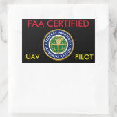 FAA CERTIFIED DRONE STICKER (Tas)