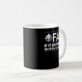 FAA Federal Aviation Authority Shirt Funny Conserv Koffiemok (Voorkant rechts)