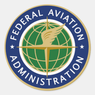 FAA FEDERAL AVIATION RONDE STICKER