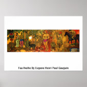 Faa Iheihe door Eugene Henri Paul Gauguin Poster (Voorkant)