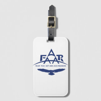 FAAAR-Logo op Bagagelabel