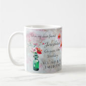 Fab à 50 KEEPSAKE Mug Floral Pastel Nom Mug (Gauche)