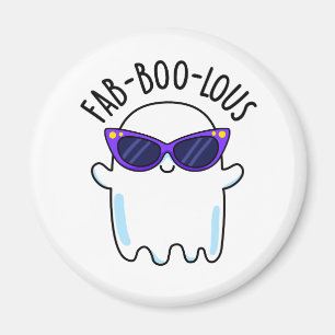 Fab-Boo-Lous Grappige Geest Pun Magneet