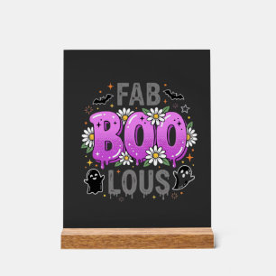 Fab Boo Lous Halloween Geest Ontwerp_1 Acryl Bord