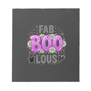 Fab Boo Lous Halloween Geest Ontwerp_1 Notitieblok