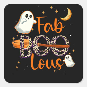 Fab boo lous - Halloween Vierkante Sticker