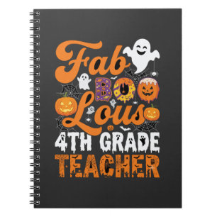 Fab-BOO-Lous leraar groep 6 Halloween Notitieboek