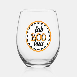 Fab Boo Lous Persoonlijke Halloween Feest Favor Wijnglas Zonder Voet