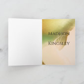 Fab Chartreuse Abstracte verbazingwekkend Bedankkaart (Binnen)