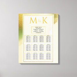 Fab Chartreuse 🤵 Vet & Stijlvol Budget Wedding Canvas Afdruk