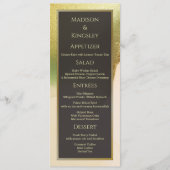 Fab Chartreuse 💚 Vet & Stijlvol Budget Wedding Menu (Voorkant)