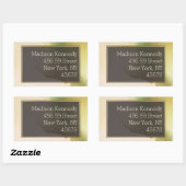 Fab Chartreuse 🤵 Vet & Stijlvol Budget Wedding Rechthoekige Sticker (Vel)