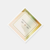 Fab Chartreuse 🤵 Vet & Stijlvol Budget Wedding Servet (Hoek)