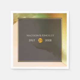 Fab Chartreuse 🤵 Vet & Stijlvol Budget Wedding Servet