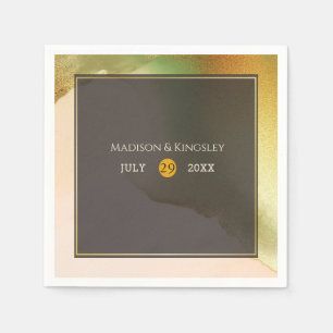 Fab Chartreuse 🤵 Vet & Stijlvol Budget Wedding Servet