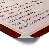 Fab Fun Bruidsfeest Events Inky Earthtone Poster (Hoek)