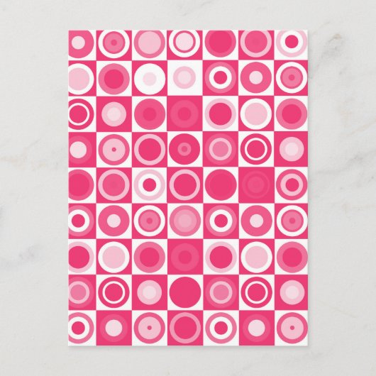 Fab Pink 60 Briefkaart (Voorkant)